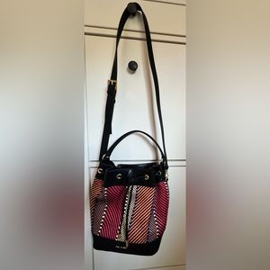 Ted Baker woven multicolor bucket bag